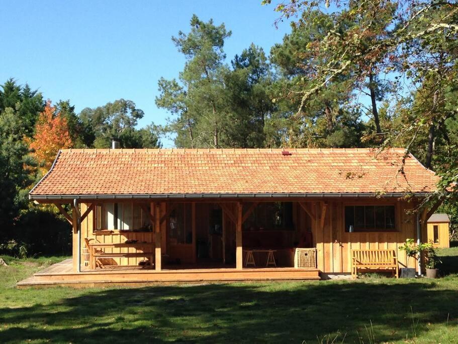 Cabane De Pecheurs Avec Piscine Vielle-Saint-Girons Exterior photo